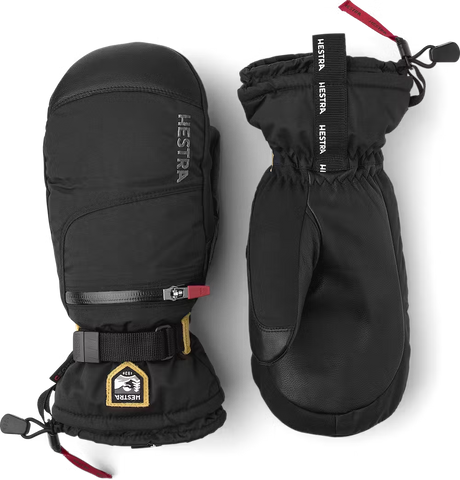 Hestra All Mountain Czone Mitt Skihandsker Dame / Herre - Black - Black