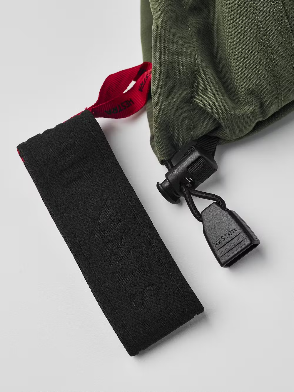 Hestra Army Leather Heli Ski 5-finger Skihandsker Dame / Herre - Olive -