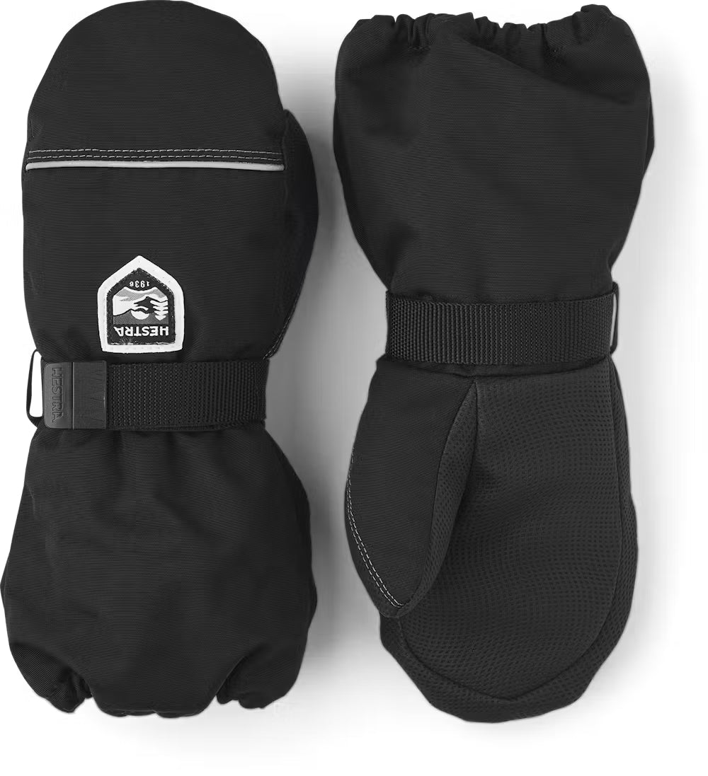 Hestra Kids Wool Terry Luffer Skiluffer Børn - Black - Black