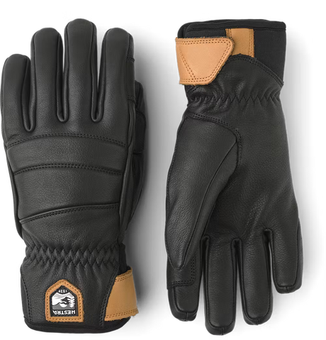 Hestra Women's Fall Line 5-finger Skihandsker Dame - Black - Black