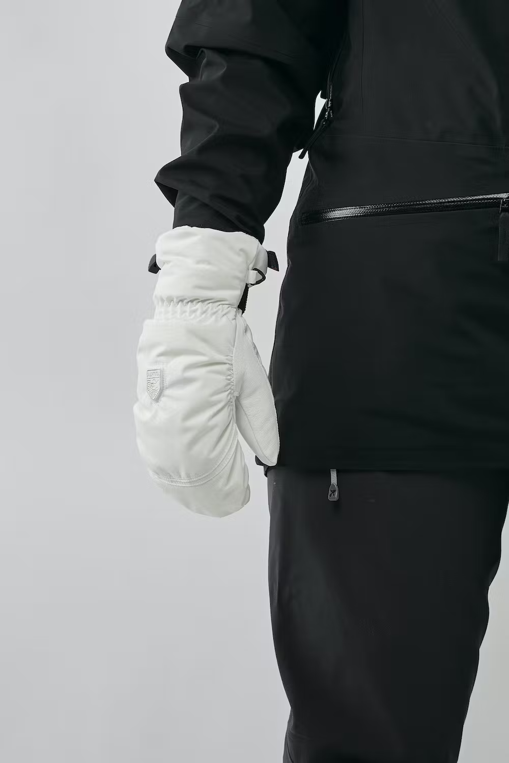 Hestra Women's Powder CZone Mitt Skihandsker Dame - Ivory -