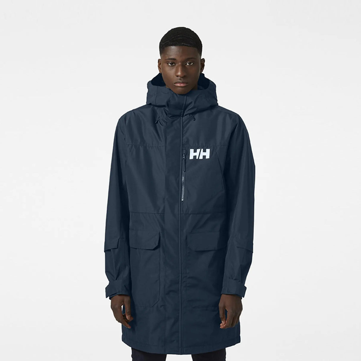 Helly Hansen Men's Rigging Ins Rain Coat Regnfrakke Herre - Navy