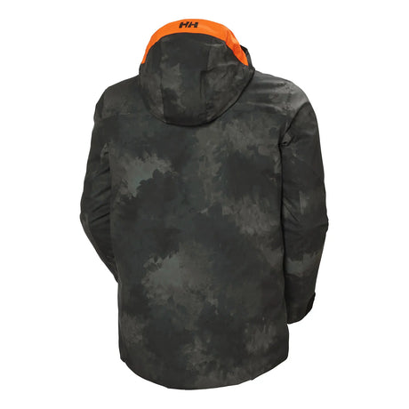 Helly Hansen Men's Garibaldi / Sogn Skisæt Herre - Black Marble / Neon Orange -