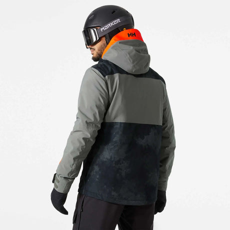 Helly Hansen Men's Powdreamer 2.0 Jacket Skijakke Herre - Concrete -
