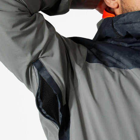 Helly Hansen Men's Powdreamer 2.0 Jacket Skijakke Herre - Concrete -