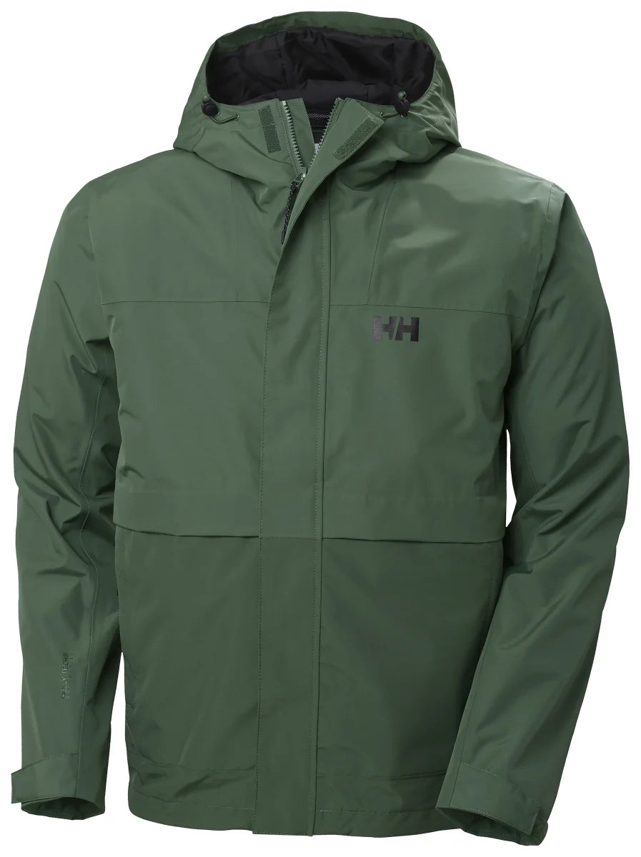 Helly Hansen Men's Flex Rain Jacket Regnjakke Herre - Darkest Spruce -