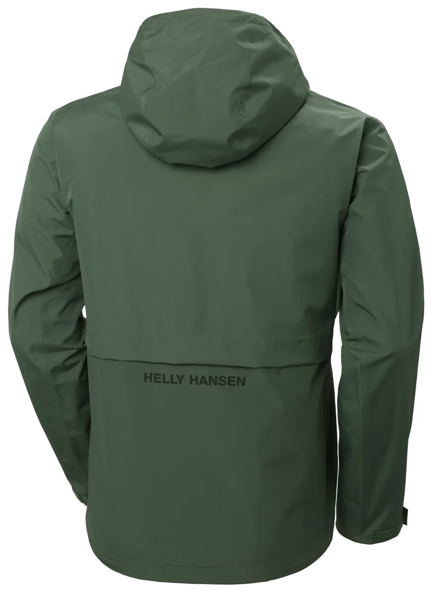Helly Hansen Men's Flex Rain Jacket Regnjakke Herre - Darkest Spruce -