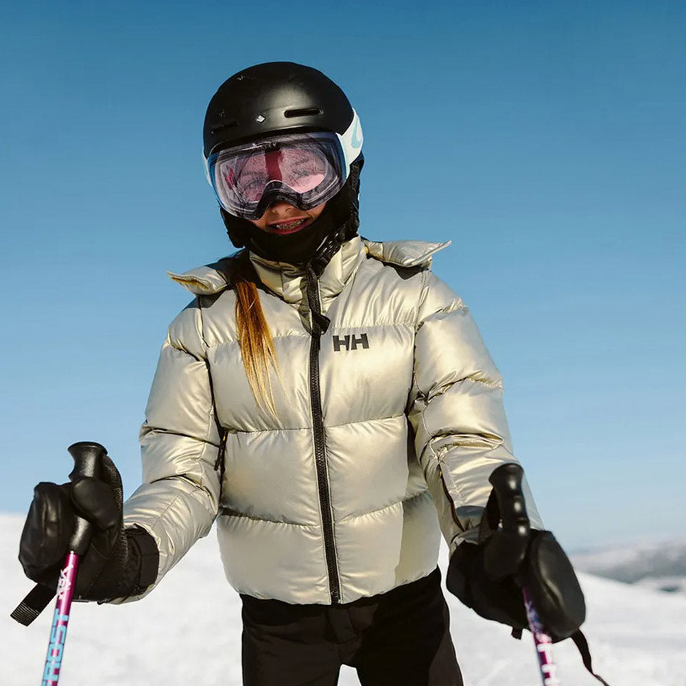 Helly Hansen Juniors' Nora Short Puffy Ski Jacket Skijakke Børn - Lynx -