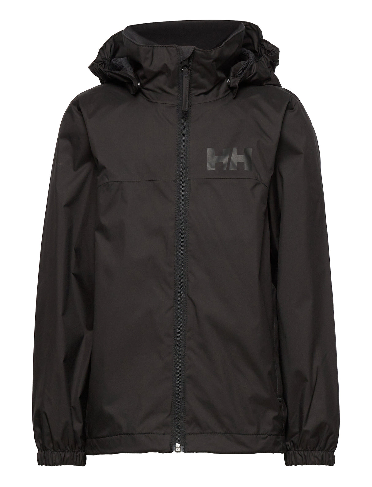 Helly Hansen Juniors' Urban Rain Jacket Regnjakke Børn - Black - Black