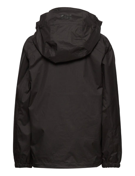 Helly Hansen Juniors' Urban Rain Jacket Regnjakke Børn - Black -