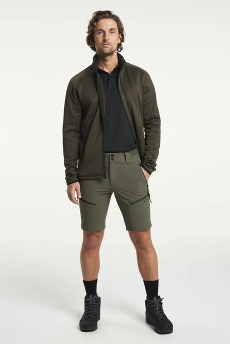 Tenson TXlite Flex Shorts Herre - Dark Olive -