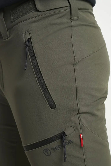 Tenson TXlite Flex Shorts Herre - Dark Olive -