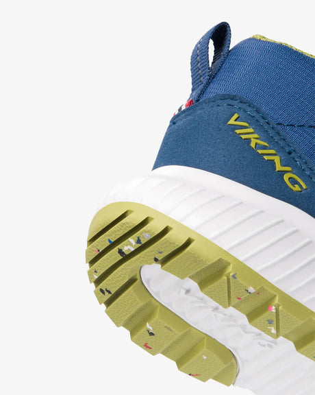 Viking Aery Track Mid F GTX Kids Sneaker Børn - Blue / Khaki -