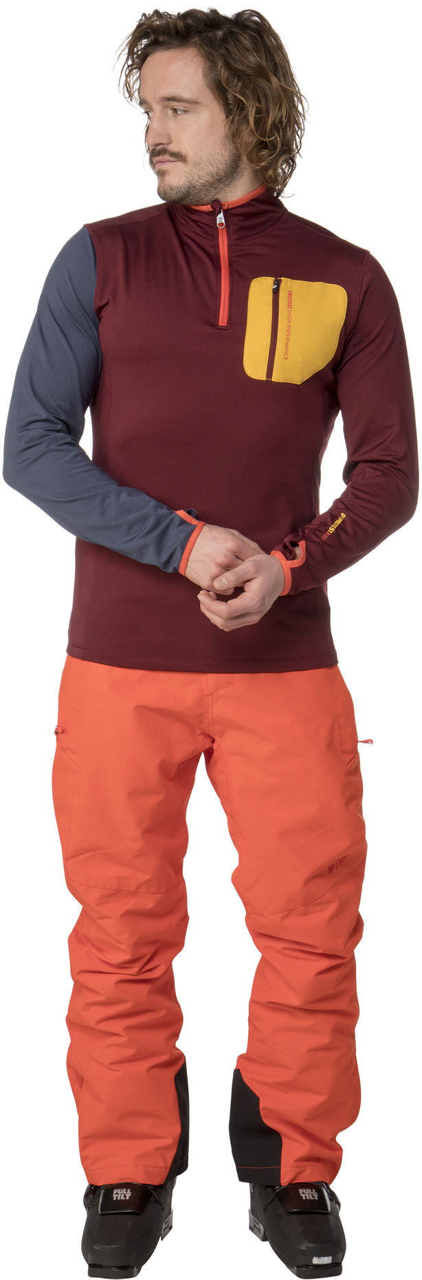 Protest Oweny Skibukser Herre - Orange -