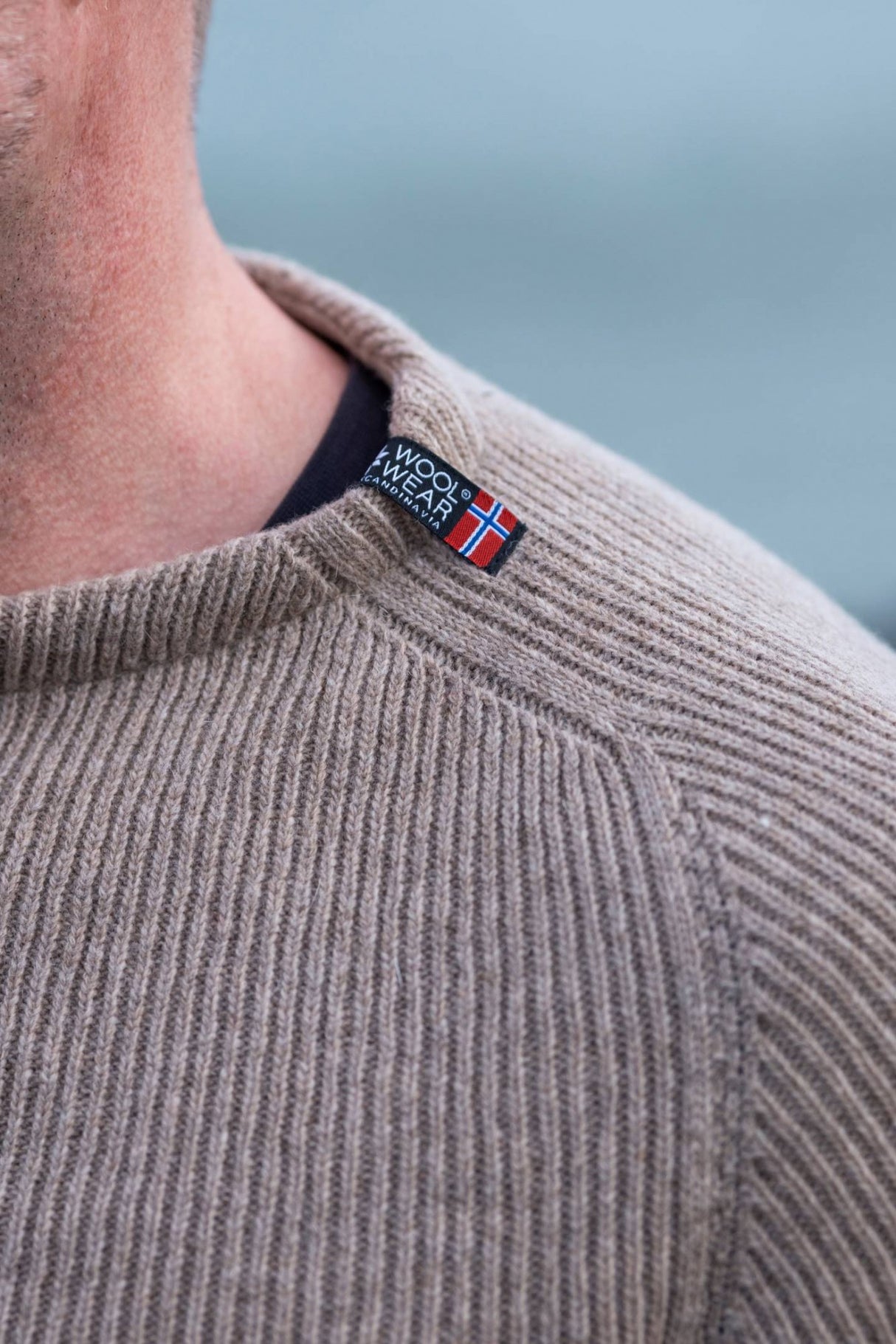 Woolwear Jurmo Striktrøje Dame / Herre - Beige -