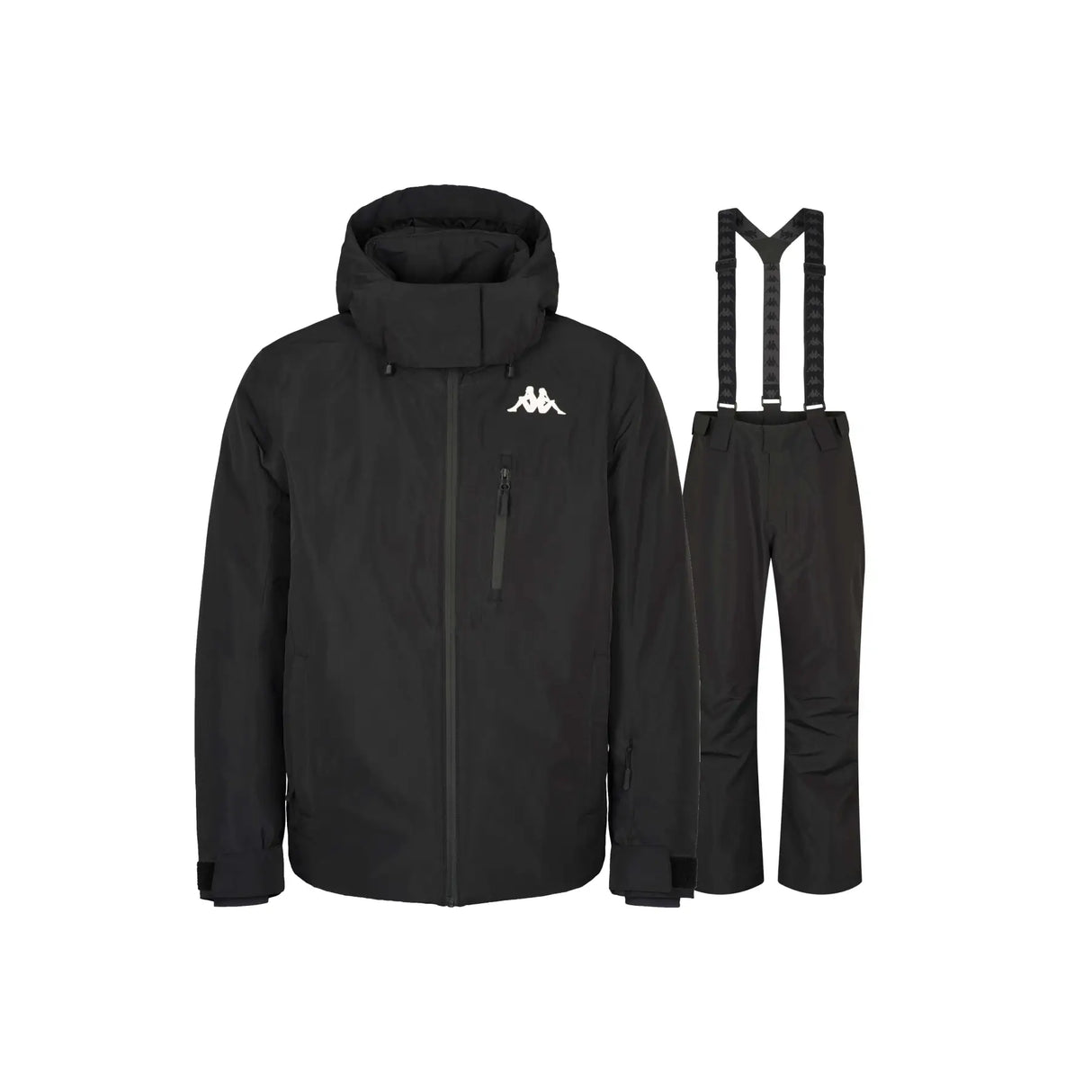 Kappa Scaniv & Navias Skisæt Herre - Black - 3XL