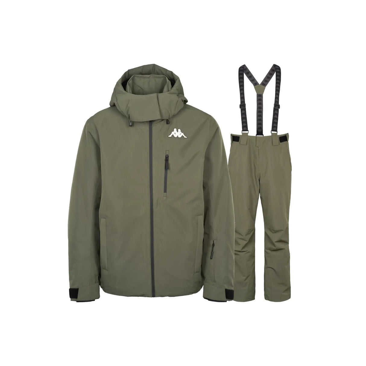 Kappa Scaniv & Navias Skisæt Herre - Green Africa - 3XL