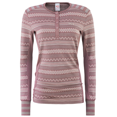 Kari Traa Åkle Long Sleeve Skiundertøj Sæt Dame - Taupe -