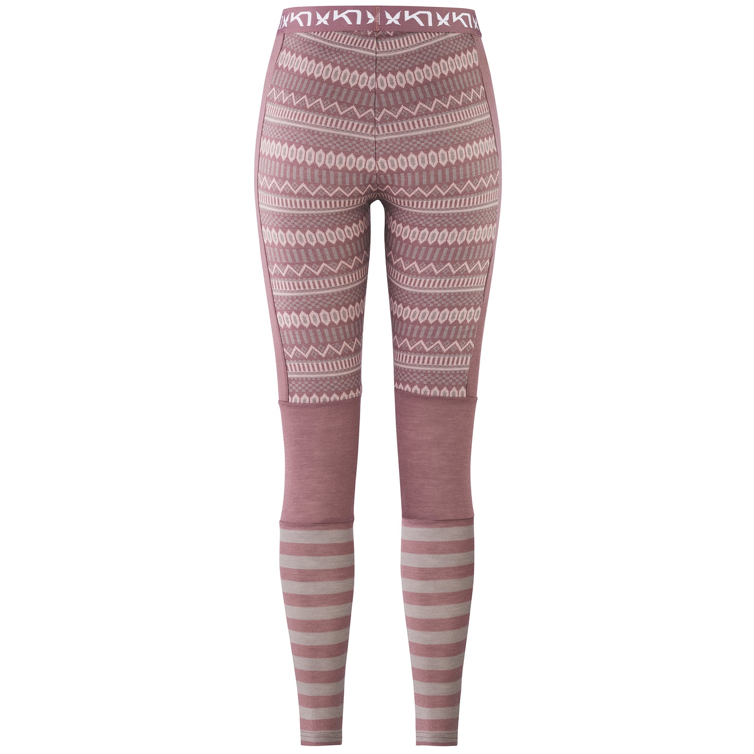 Kari Traa Åkle Half Zip Skiundertøj Sæt Dame - Taupe -