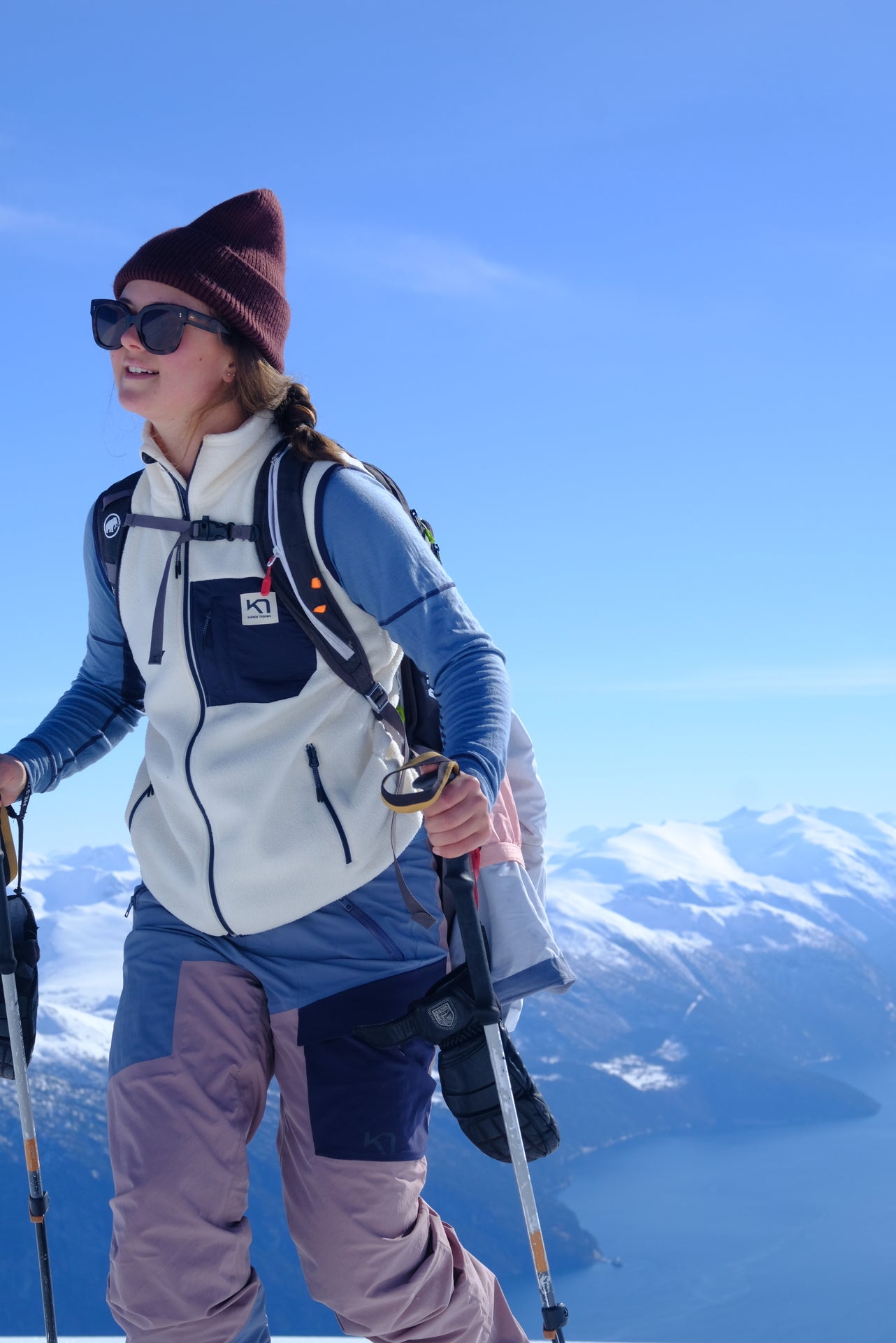 Kari Traa Agnes Ski Pants Skibukser Dame - Taupe -