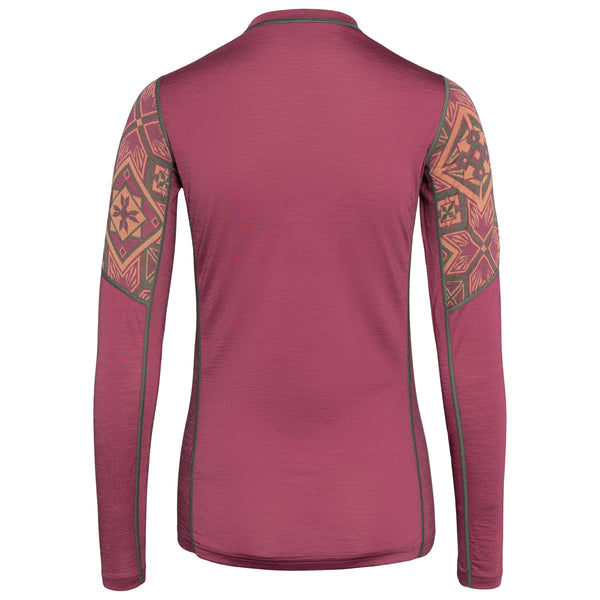 Kari Traa Eloise Long Sleeve Skiundertrøje Dame - Plum -