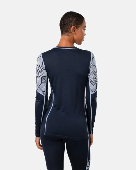 Kari Traa Eloise Long Sleeve Skiundertrøje Dame - Royal -
