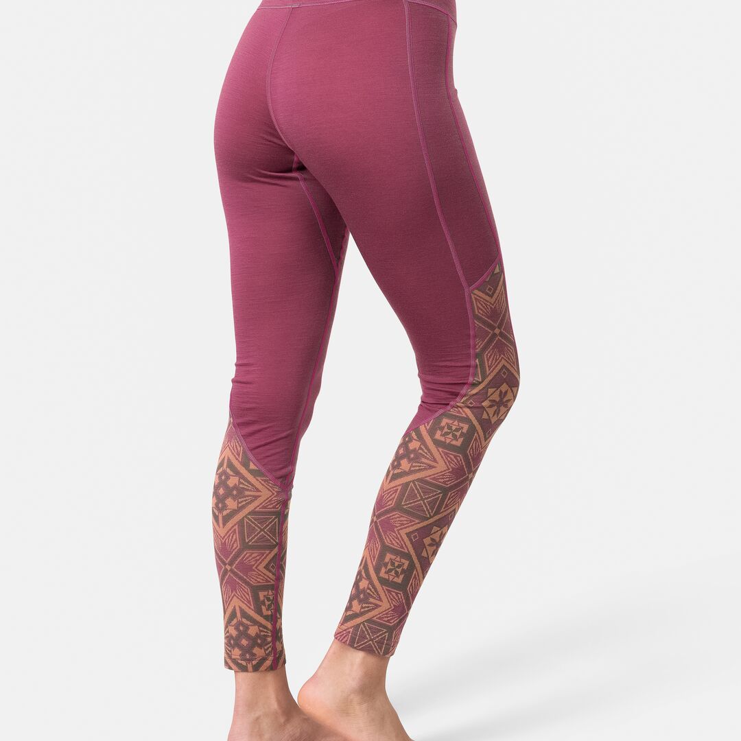 Kari Traa Eloise Half Zip Skiundertøj Sæt Dame - Plum -