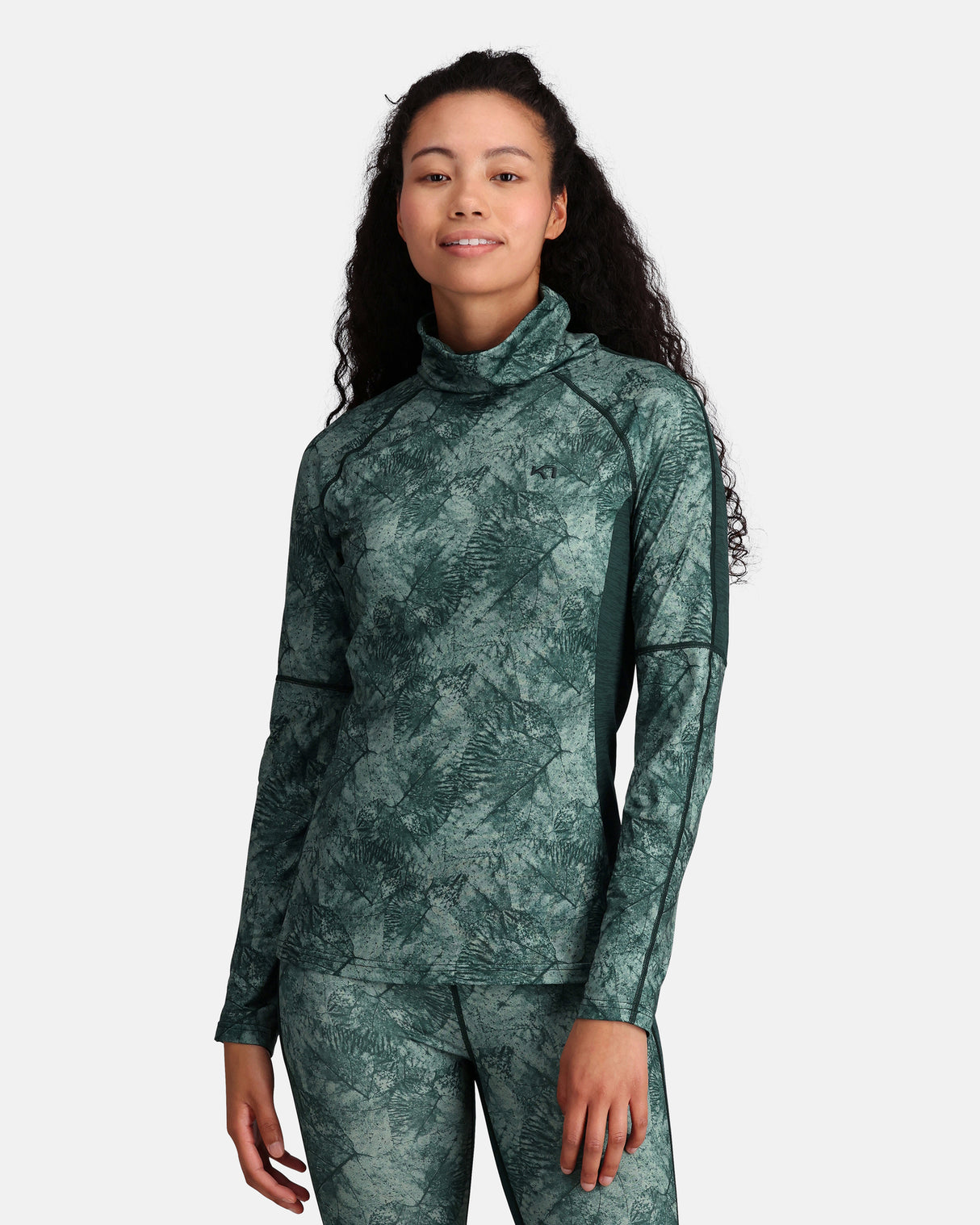 Kari Traa Fierce Long Sleeve Skiundertrøje Dame - Pine Green - Pine Green