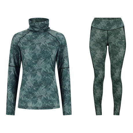 Kari Traa Fierce Skiundertøj Sæt Dame - Pine Green - XL