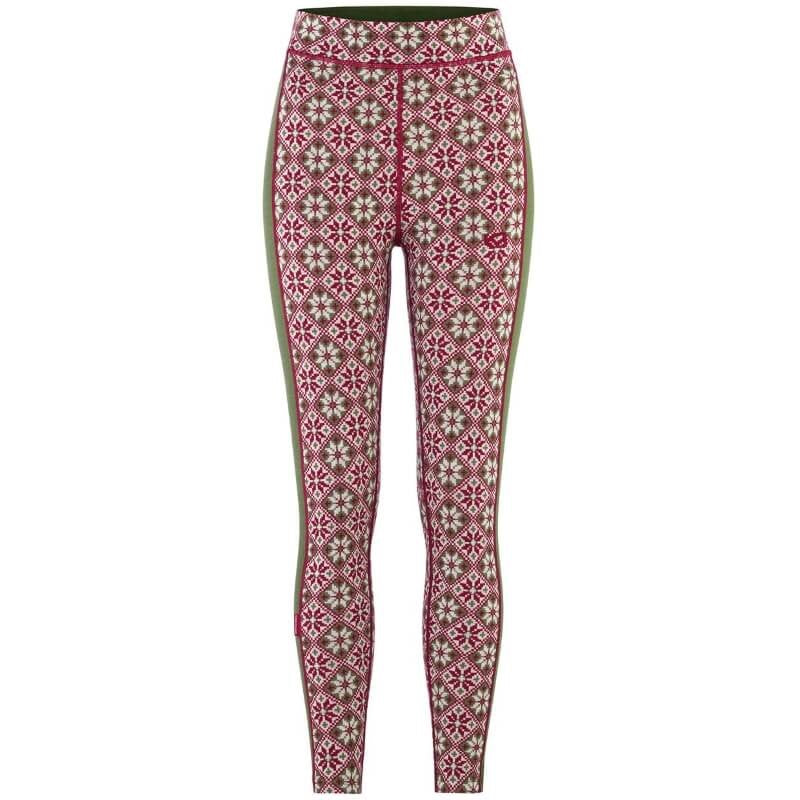 Kari Traa Rose Long Sleeve High Waist Skiundertøj Sæt Dame - Tweed -