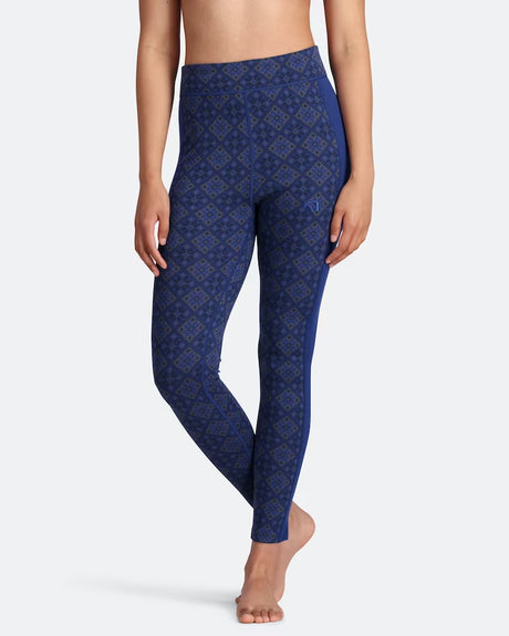 Kari Traa Rose High Waist Pants Skiunderbukser Dame - Azure Blue -