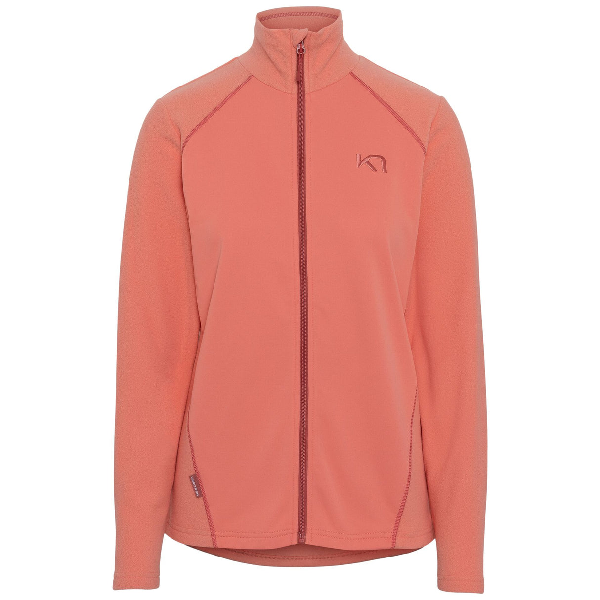 Kari Traa Kari Full-Zip Fleecejakke Dame - Peach - Peach