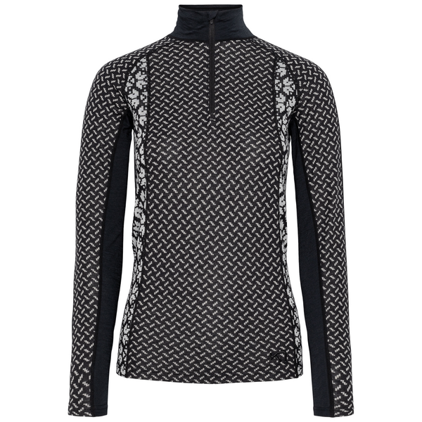 Kari Traa Lekker Half Zip Skiundertrøje Dame - Black - Black