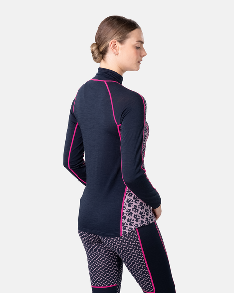Kari Traa Lekker Half Zip Skiundertrøje Dame - Royal -