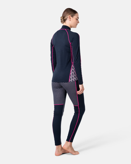 Kari Traa Lekker Half Zip Skiundertrøje Dame - Royal -