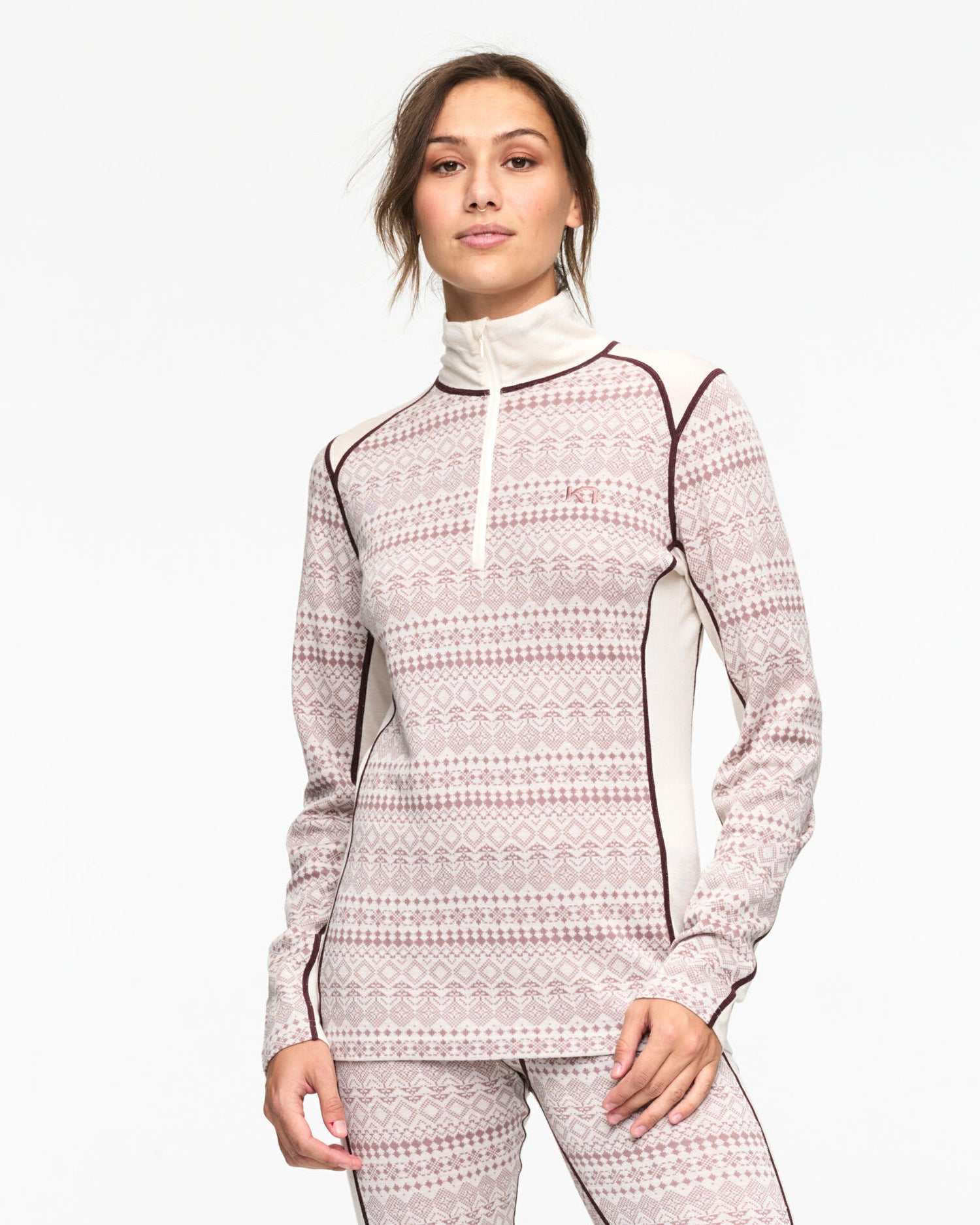 Kari Traa Maud Half-Zip Skiundertrøje Dame -