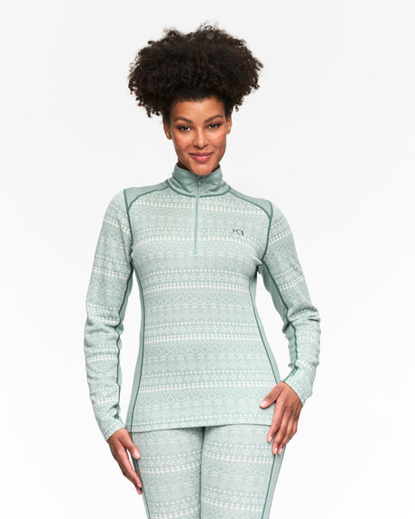 Kari Traa Maud Half-Zip Skiundertrøje Dame -