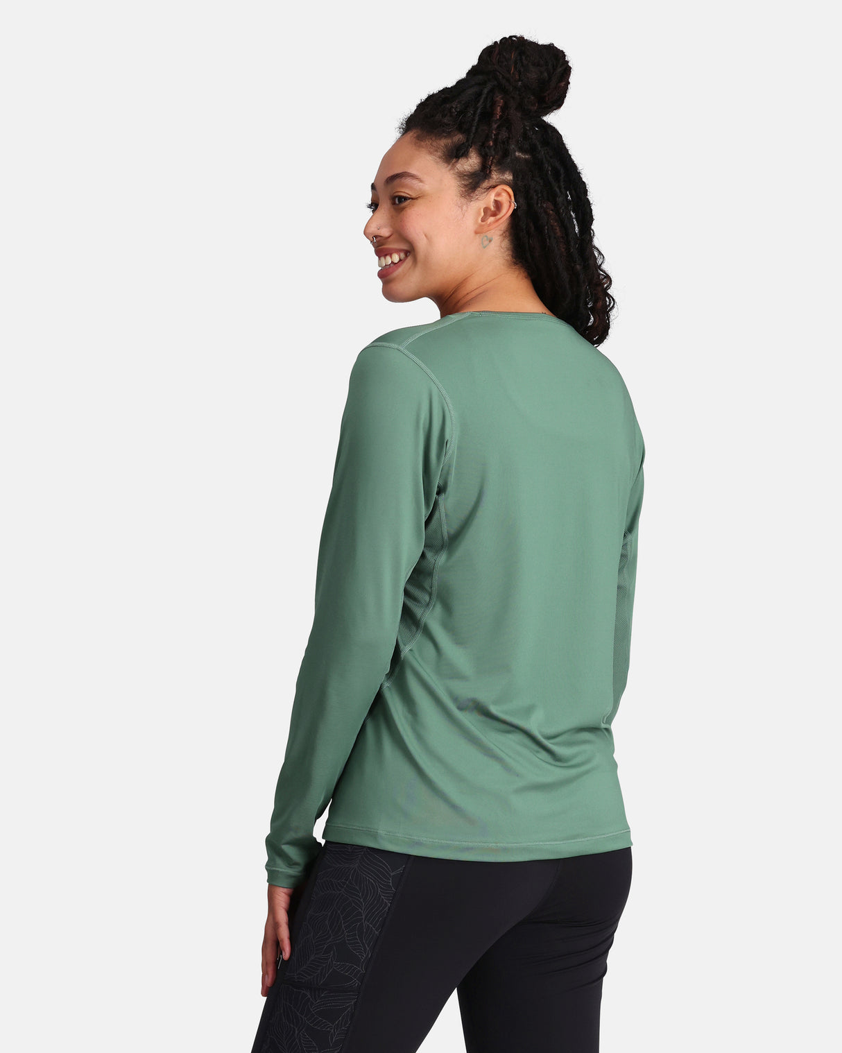 Kari Traa Nora 2.0 Long Sleeve Langærmet Træningstop Dame - Murk Green -