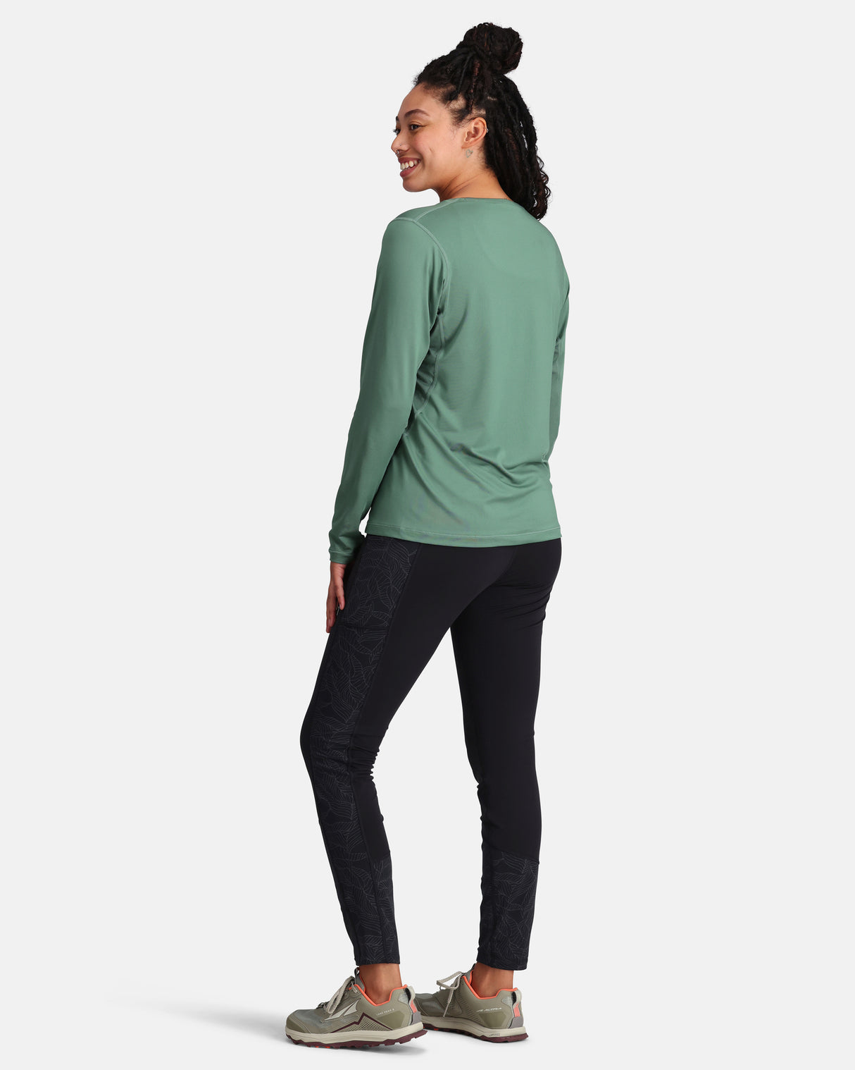 Kari Traa Nora 2.0 Long Sleeve Langærmet Træningstop Dame - Murk Green -