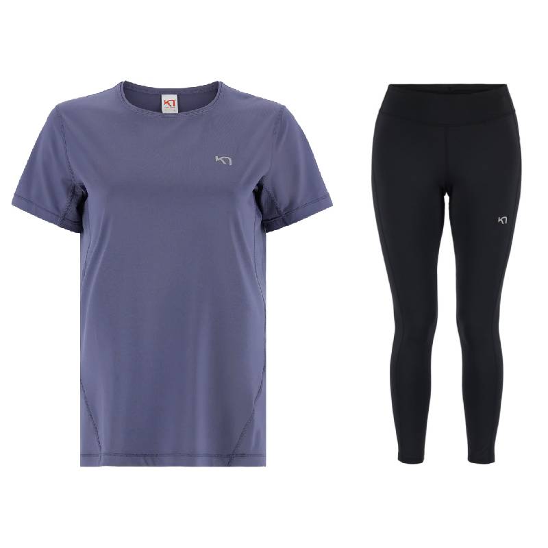 Kari Traa Nora 2.0 Plus Size Træningssæt Dame - Black - Moon