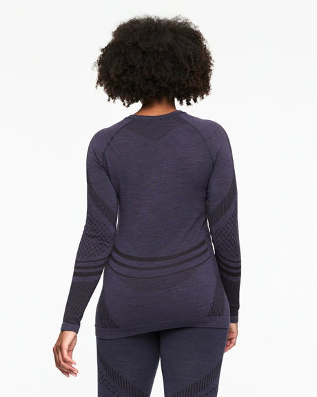 Kari Traa Oline Long Sleeve Langærmet Skiundertrøje Dame - Royal -