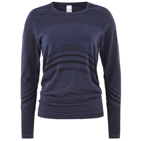 Kari Traa Oline Long Sleeve Langærmet Skiundertrøje Dame - Royal -
