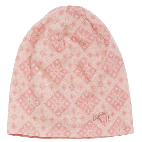 Kari Traa Rose Beanie Strikhue Dame - Dream Pink - Dream Pink One-size