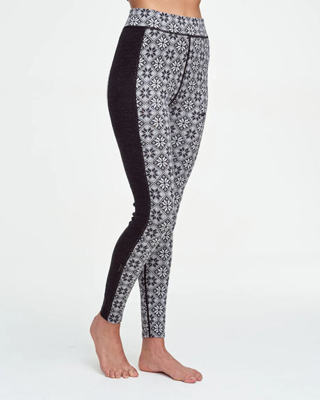 Kari Traa Rose Long Sleeve High Waist Skiundertøj Sæt Dame - Black -
