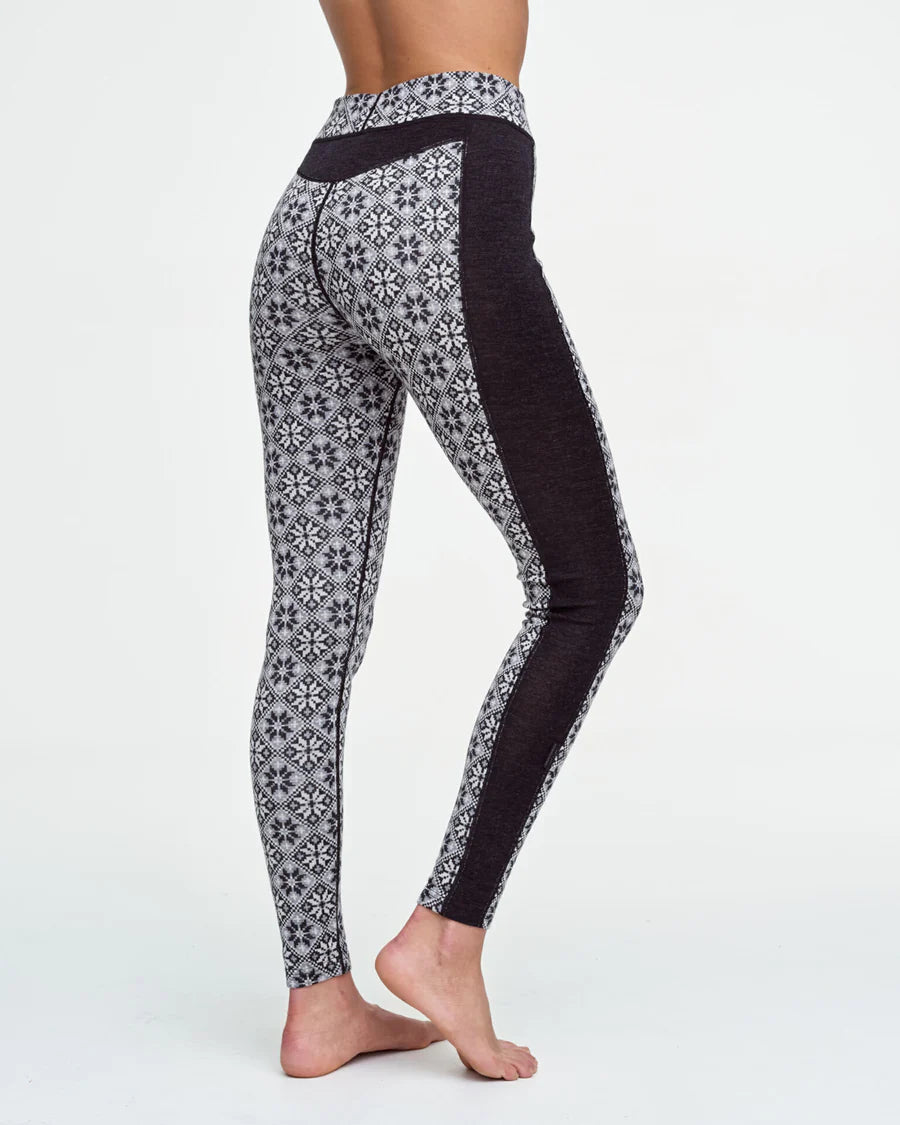 Kari Traa Rose Long Sleeve High Waist Skiundertøj Sæt Dame - Black -