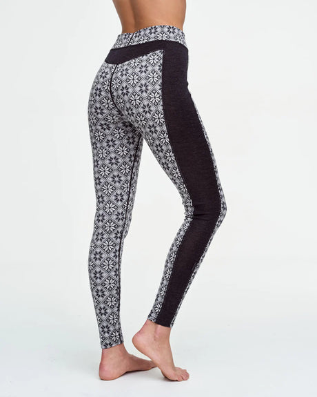 Kari Traa Rose Long Sleeve High Waist Skiundertøj Sæt Dame - Black -