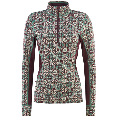 Kari Traa Rose Half Zip Skiundertrøje Dame - Forest Green - Forest Green