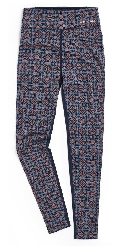Kari Traa Rose Light High Waisted Pants Skiunderbukser Dame - Royal -