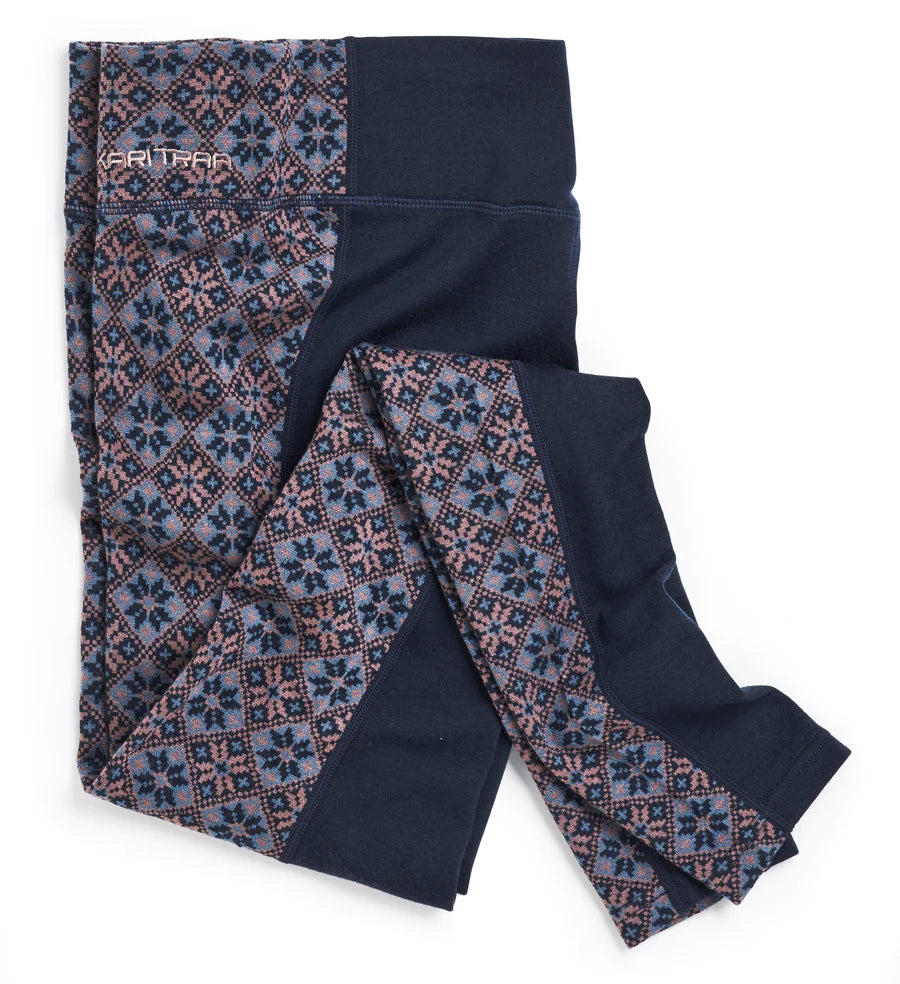 Kari Traa Rose Light Half Zip Skiundertøj Sæt Dame - Royal -