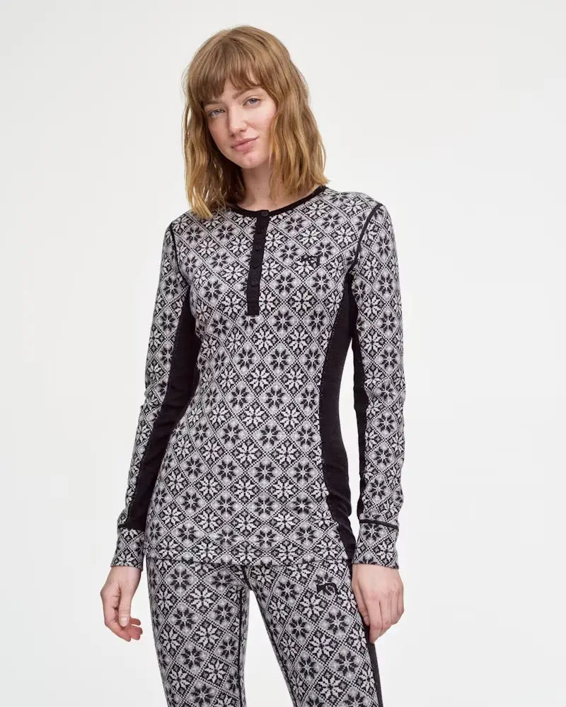 Kari Traa Rose Long Sleeve Skiundertrøje Dame - Black - Black